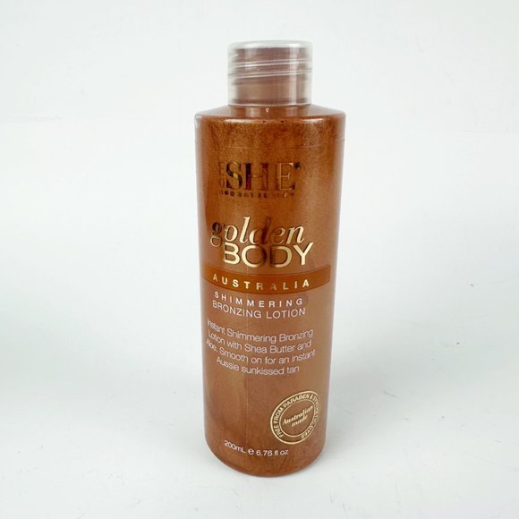 [2] om SHE Aromatherapy Golden Body Sunless Tanning Shimmering Bronzing Lotion - Picture 5 of 8